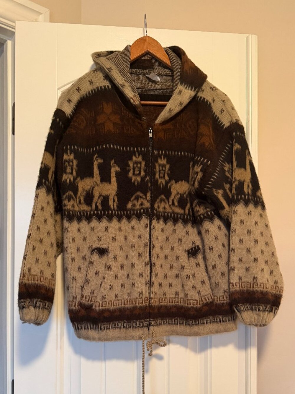 Alpaca Wool Ladies Jacket Made in Ecuador